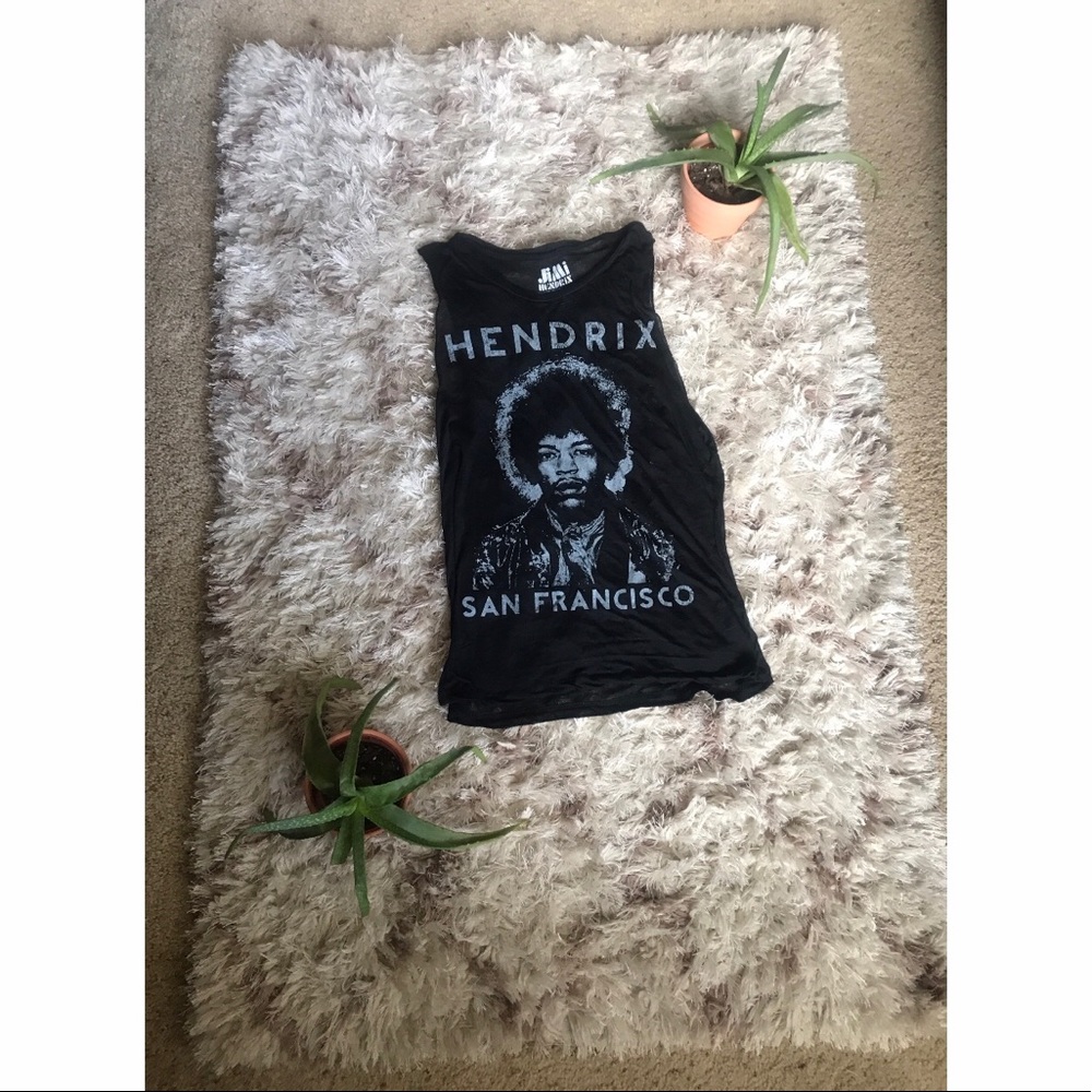 Sleeveless Jimi Hendrix Tank